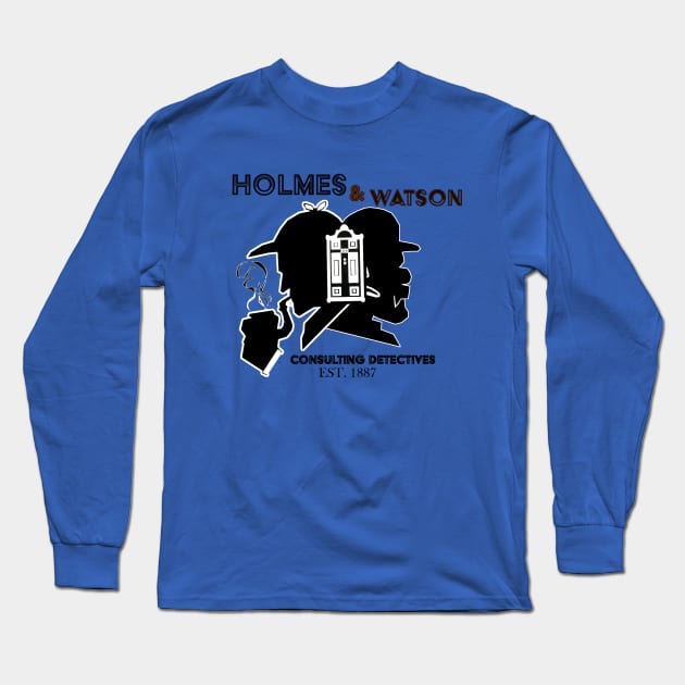 Holmes and Watson Long Sleeve T-Shirt by Wilber’s Ink